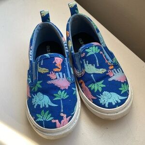 Old Navy Toddler/Kids Blue Dinosaur Print Sneakers